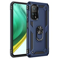 Coque de protection anti-rayures avec anneau métallique, housse arrière blindée pour téléphone portable Xiaomi Mi 10T Pro 5G