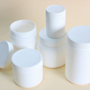 Pot en plastique de qualité Hiqh 250ml 500ml 700ml 850ml Pot en plastique PE-HD avec flacon de pilules de médecine en aluminium avec joint en aluminium - Product Image 3