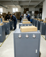 Système de filtration d'eau jumbo à 3 étapes résistant aux hautes températures avec boîtier de protection UV pour toits en Arabie Saoudite
