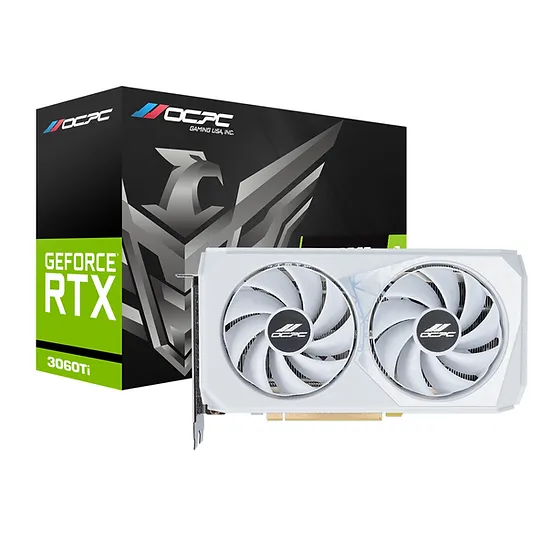 Brand New Original RTX 3060 Ti 8GB 256-bit White Laptop/Workstation Graphics Card DDR6 8-Pin Dual Fan Gaming