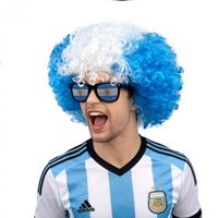 Nouvelle conception de perruque de supporter pour événements de football 2026, pour encourager l'équipe