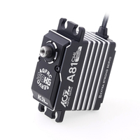 Servomoteur numérique programmable AGFRC A81CHL à couple élevé 50KG, engrenages en acier ultra-résistants, standard CLS pour RC sur route