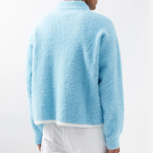 Men's Clothes <b>Sweaters</b> <b>Woolen</b> Embroidered Knitted <b>Sweater</b> Male Pullover Custom Knitted Men's Cable Knit <b>Sweater</b> - Product Image 3