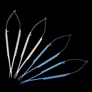 เข็มจิ๋วสแตนเลสสำหรับผ่าตัด  ที่จับเข็มผ่าตัดทางการแพทย์  เครื่องมือผ่าตัดคิ้ว  หัวตรง / หัวโค้ง - Product Image 6