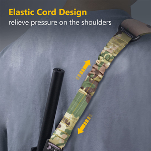 Correa Táctica Ajustable de Nylon de un Solo Punto, Color Negro, para Caza al Aire Libre, para Rifle Estilo Americano - Product Image 4