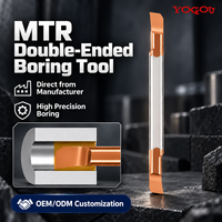 Barre de micro-perçage à double tête MTR pour acier, outils de perçage CNC pour petits trous, haute précision, économique, vente en gros, miniature, OEM