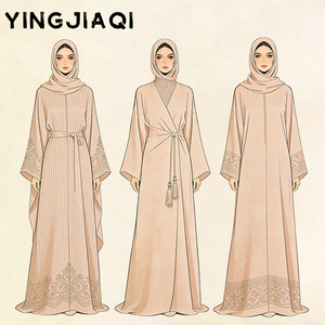 Jilbab <span class=keywords><strong>de</strong></span> <span class=keywords><strong>prière</strong></span> Abaya traditionnel islamique à une pièce <span class=keywords><strong>de</strong></span> longueur intégrale, personnalisé par l'usine OEM ODM, design <span class=keywords><strong>de</strong></span> base - Product Image 1