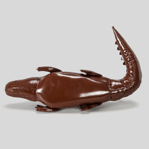 Nuova Borsa da Donna in PU con Design Unico a <span class=keywords><strong>Coccodrillo</strong></span> 2025, Stile Americano, Tracolla con Chiusura a Cerniera, Stile Creativo e Originale - Product Image 3