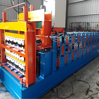 Machine de formage à rouleaux à trois couches 3.0kw-11KW entièrement automatique avec découpe et production continue sur longue durée