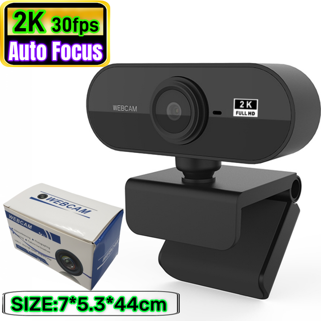 1080P 2K 4K Full HD Mini Webcam with Microphone,Laptop Desktop Computer USB Web Cam Camera Gamer Live Video Call Conference