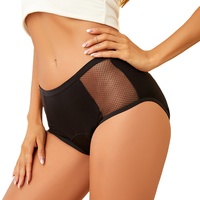 Vrouw Ondergoed Heavy Flow 4-Layer Lekvrije Onderbroek Snel Absorptie Periode Slipje Menstruele Slipje