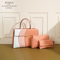 QAZA Vente Chaude en Gros Sacs Fourre-Tout Sacs à Main et Sacs à Bandoulière de Luxe pour Femmes 2024 Nouvelle Collection Designer en Cuir PU 3-en-1