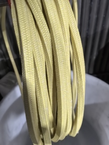 Màu Vàng Tinh Khiết Aramid sợi tuyến đóng gói ngâm tẩm với <span class=keywords><strong>PTFE</strong></span> phân tán - Product Image 2