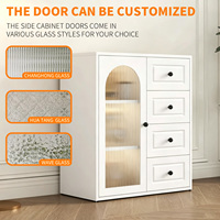 Armario de Almacenamiento Moderno ODM, Ajustable, Totalmente de Acero, Sin Formaldehído, Puerta de Metal Sólido, Recubrimiento Ecológico en Polvo, Muebles para el Hogar