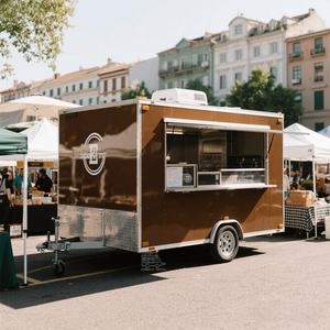 Carrito de Helados, Milkshake, Waffles, Bebidas, Remolque para Negocios de Catering, Remolque de Comida Móvil Totalmente Equipado - Product Image 5
