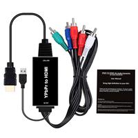 2m RCA RGB YPbPr vers HDMI convertisseur composant câble adaptateur prend en charge 1080P 60Hz vidéo Audio pour ordinateur portable Xbox One PS4 HDTV