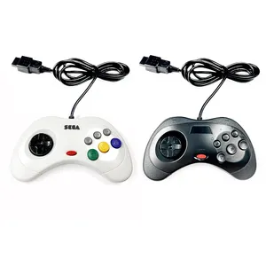 Manette de jeu filaire pour console SEGA Saturn SS, haute qualité, blanc ou noir, contrôleur, haute qualité, nouveauté