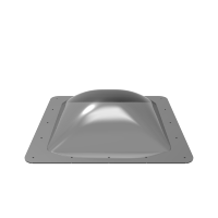 Kit de modernisation de lanterneau pour camping-car haut de gamme, doté d'un dôme à profil bas, d'un matériau en polycarbonate robuste et de matériel de montage
