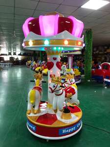 Playfun游乐园设备<span class=keywords><strong>3</strong></span>名儿童游乐场游戏机旋转木马投币旋转木马 - Product Image 6