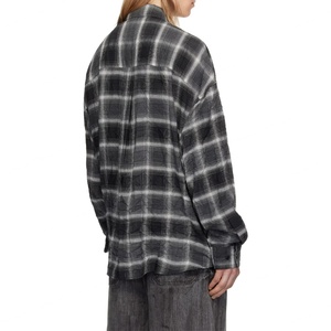 Custom <b>Men</b> <b>Flannel</b> <b>Shirt</b> Custom Print Embroidery Plaid Check Pattern Long Sleeve <b>Flannel</b> <b>Shirt</b> <b>for</b> <b>Men</b> - Product Image 3