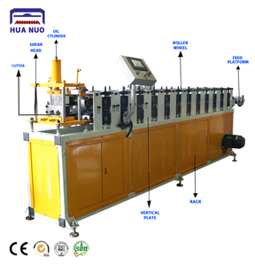 Machine de formage de profilés en C automatique contrôlée par PLC avec moteur et roulement pour la production de profilés en C en acier, marque chinoise <span class=keywords><strong>Huanuo</strong></span> - Product Image 2