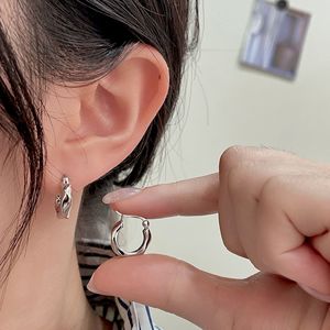 S925 Sterling <b>Silver</b> Geometric <b>Stud</b> Earrings For Women 925 <b>Silver</b> Everyday Wear - Product Image 1