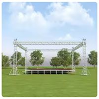 Arco de Aluminio para Eventos de Boda y Conciertos al Aire Libre, Techo Curvo para Escenario