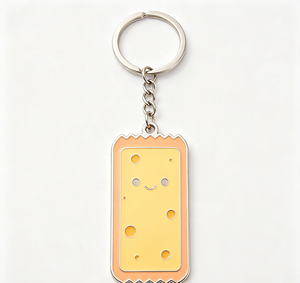 พวงกุญแจโลหะรูปขนมหวานน่ารักเคลือบเงา เหมาะสำหรับแจกเป็นของขวัญ - Product Image 4