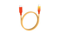Cable USB-C a USB-C Termocrómico de 60W, Cable de Sincronización de Datos USB 2.0 con Carga Rápida de 20V 3A para Teléfono, Laptop y Tablet