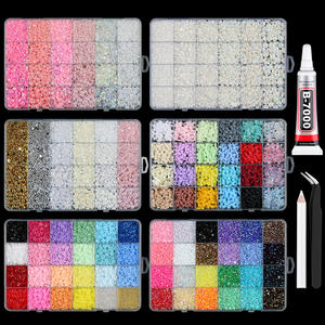 Joyería de Resina 3D para Decoración de Uñas, Estilo Francés, Parte Posterior Plana, Brillante, Diamantes de Imitación de Resina, Dijes para Uñas DIY - Product Image 2