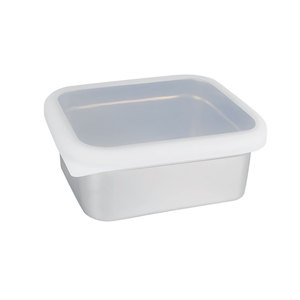 BAMING 304 stainless steel lunch box silicone lid airtight food container bento kids adults lunch box