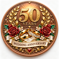 Pièce commémorative personnalisée en cuivre pur 999 de 1 oz pour anniversaire de mariage, haute définition, imprimée UV, objet de collection, cadeau souvenir, artisanat métallique
