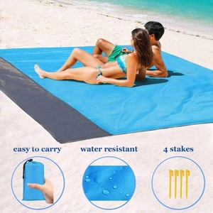 Alfombra de Playa Personalizada Resistente a la Arena, Ligera, Duradera, de Secado Rápido, Alfombra de Picnic para Acampar, Alfombra de Playa Impermeable - Product Image 2