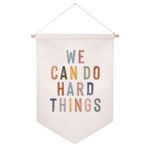 Bannière suspendue décorative en toile de coton, drapeaux et bannières promotionnels pour fêtes – Offre spéciale - Product Image 1
