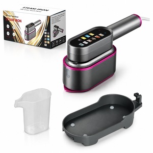Mini fer à vapeur portable à écran tactile 1200W, défroisseur à main avec commande tactile pour les voyages et la maison - Product Image 1
