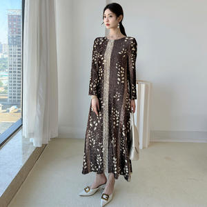 Outlet di Fabbrica <span class=keywords><strong>Abiti</strong></span> da Donna di Alta Qualità Stile Moda e Casual Abito Stampato <span class=keywords><strong>Abiti</strong></span> Plissettati Miyake e Abito da Sera - Product Image 3