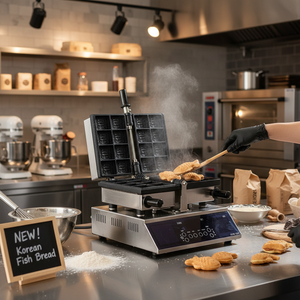 New CookTech Five Loaves Two Fish Automatic Touch Control Stainless Steel SUS304 Portable Commercial Bakery Equipment Korean - Product Image 3