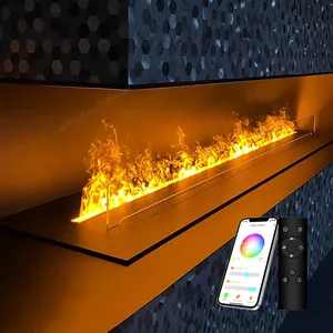 Water vapor fireplace american style electric fireplace led electric fireplace with remote control