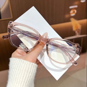 Óculos de Prescrição com Lentes Anti-Luz Azul em Estilo Tortoiseshell, Modelagem Slimming, para Miopia - Product Image 6