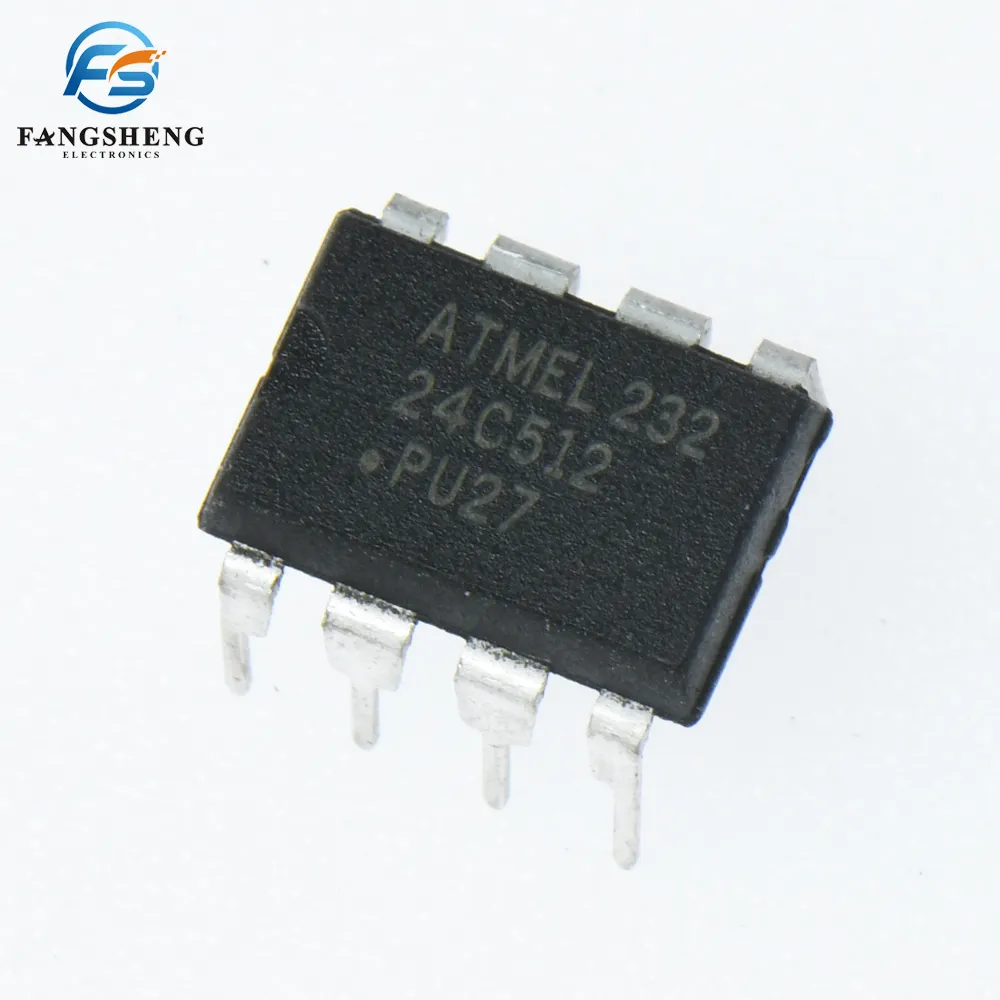 MATEL24C512 sıcak IC çip yepyeni ve orijinal inStock entegre devre ic AT24C512 DIP8 depolama IC