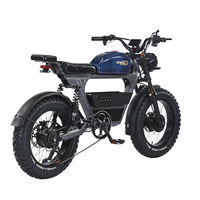 Vélo électrique à double moteur Diton Tank 300 AWD, puissance 3000W, batterie lithium 35Ah |   Vélo électrique à pneus larges à couple extrême |   Stock US