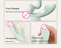 Svakom Saugender Teleskopischer Dual-Heating Vibrator für Frauen, Masturbationsgerät, Erwachsenenspielzeug, USB-Aufladbar, Wasserdicht IPX7 9