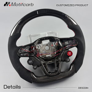 Volant intelligent en fibre de carbone personnalisé avec bouton de démarrage/arrêt pour Volkswagen Golf MK8 R GTI Touareg Jetta Tiguan 2020-2025 - Product Image 3