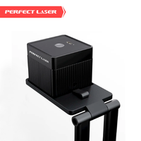 Nouveau laser intelligent de haute précision, portable, petit, pliable, 500 mW, refroidi par air, pour marquage et gravure au laser sur fibre, à poser sur table.