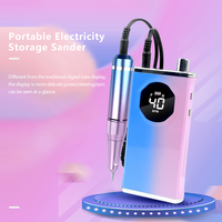 Portable professionnel 40000 tr/min acrylique ongles Gel polissage forme outils USB électrique perceuse à ongles Machine