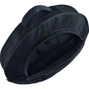 Muestra gratuita: Bolsa de tela negra impermeable de lujo para almacenamiento de platillos, con logotipo personalizado, tamaño adaptable, para accesorios de batería de jazz. - Product Image 2