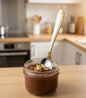 Cuillère à dessert élégante traditionnelle bicolore plaquée or, ensemble de couverts décoratifs en acier inoxydable de qualité supérieure, compatible lave-vaisselle