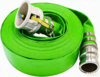 Tuyau d'irrigation plat haute pression en PVC transparent résistant aux UV, modèle Changsheng PVC-W, longueur 8,0 pouces OD pour la ferme