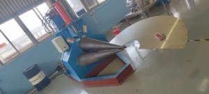 Fully Automatic Hydraulic 3-<strong>Roller</strong> Fan-Shape Cone <strong>Rolling</strong> <strong>Machine</strong> Round And Cone Bending For Carbon Steel Metal Processed