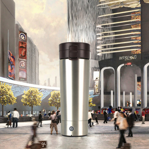 Modern Portable USB Rechargeable Stainless Steel Double Wall Thermal Insulation Water Bottle <strong>Electric</strong> Protein <strong>Shaker</strong> for Camping - Product Image 6